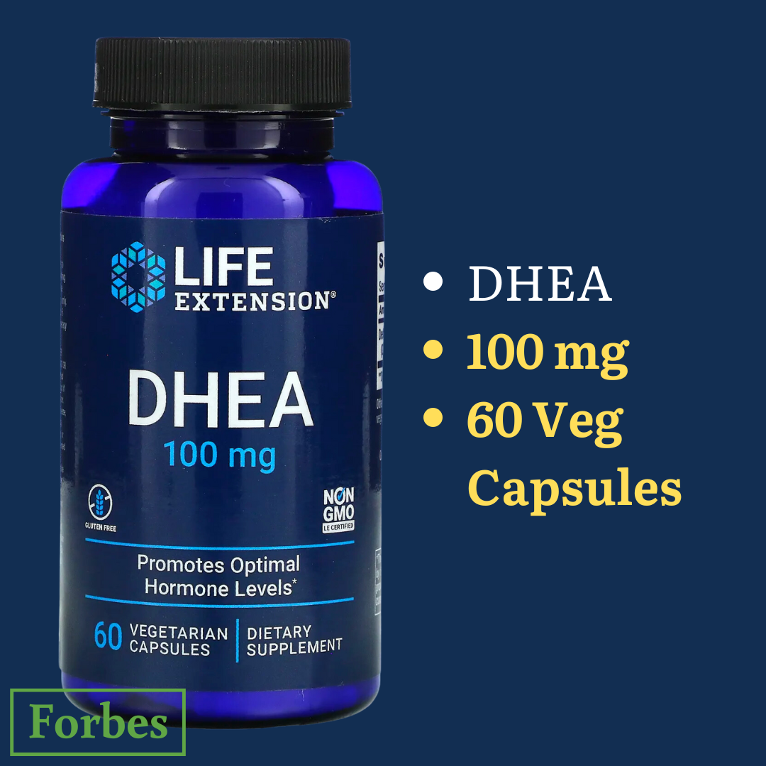 Life Extension DHEA 100mg 50mg 25mg 60 100 Vegetarian Capsules Dehydroepiandrosterone