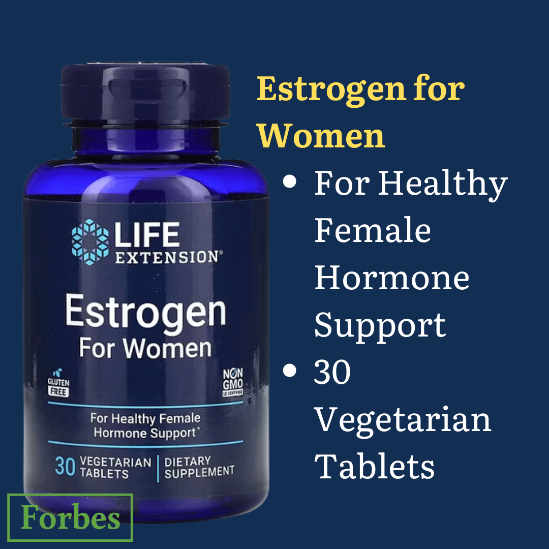 Life Extension Menopause Relief 4 mg 30 Enteric Coated Veg Tabs / Estrogen for Women 30 Veg Tabs