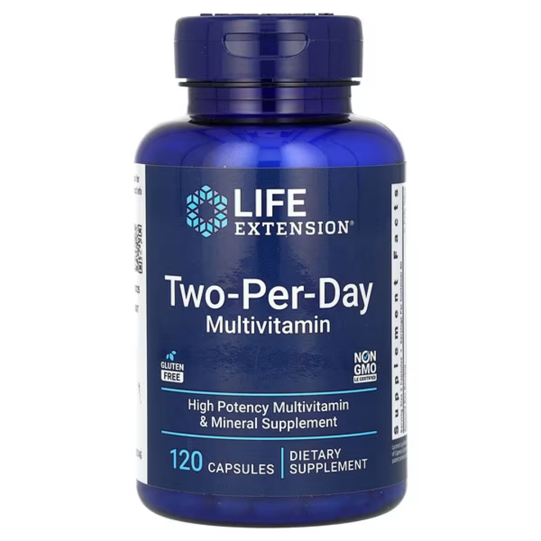 Life Extension Two-Per-Day Multivitamin - Complete Daily Nutrition | Premium USA Formula