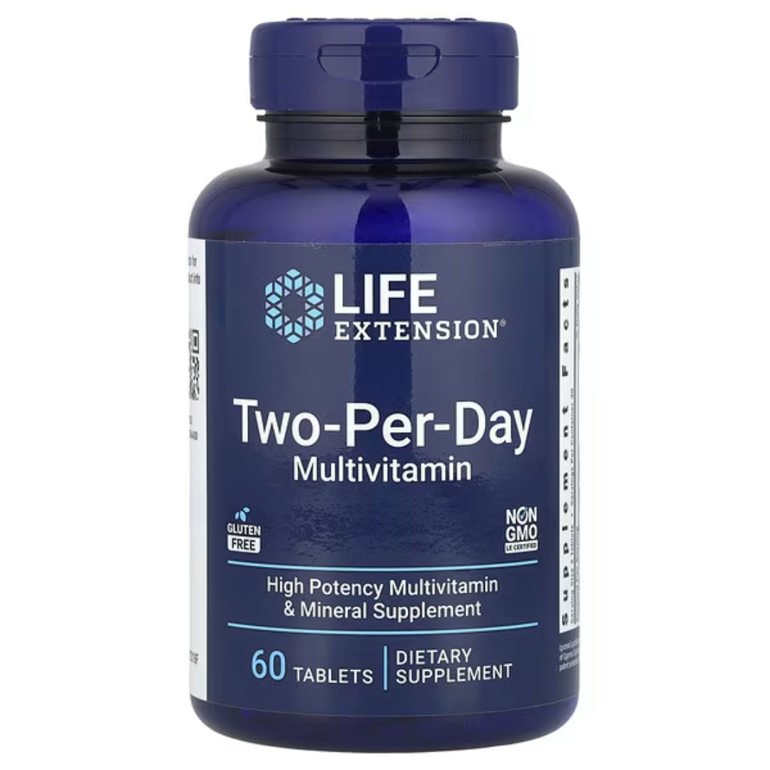Life Extension Two-Per-Day Multivitamin - Complete Daily Nutrition | Premium USA Formula