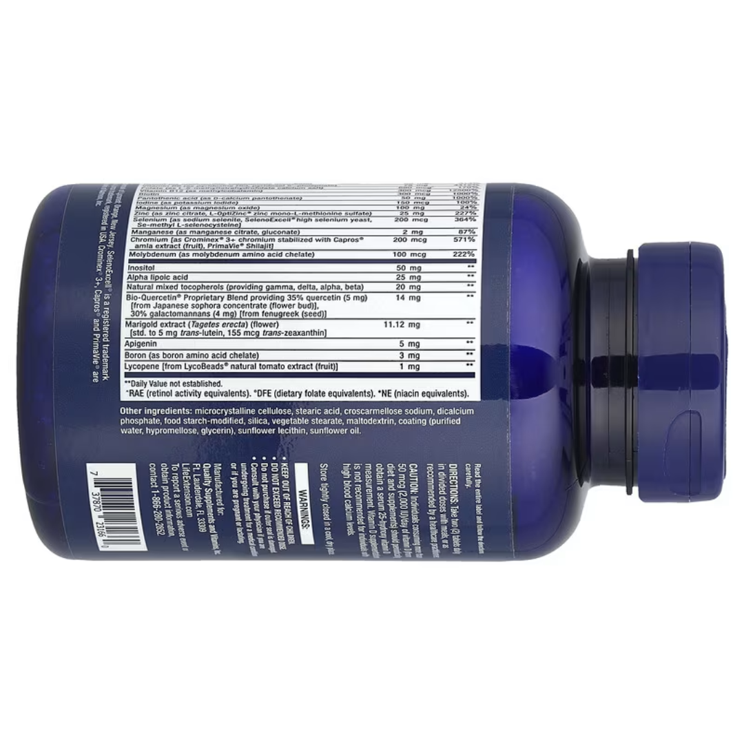 Life Extension Two-Per-Day Multivitamin - Complete Daily Nutrition | Premium USA Formula