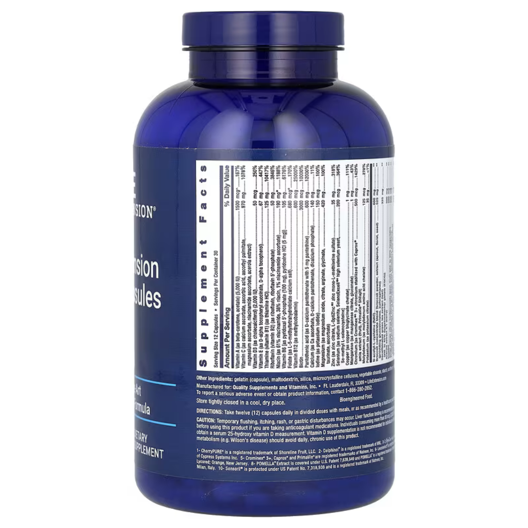 Life Extension Mix Tablets 240 / Mix Capsules 360 / Mix Powder 0.79 lbs 360g