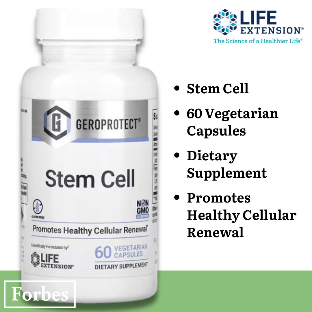 Life Extension GeroProtect Stem Cell Autophagy Renew & Ageless Cell – 30 - 60 Vegetarian Capsules