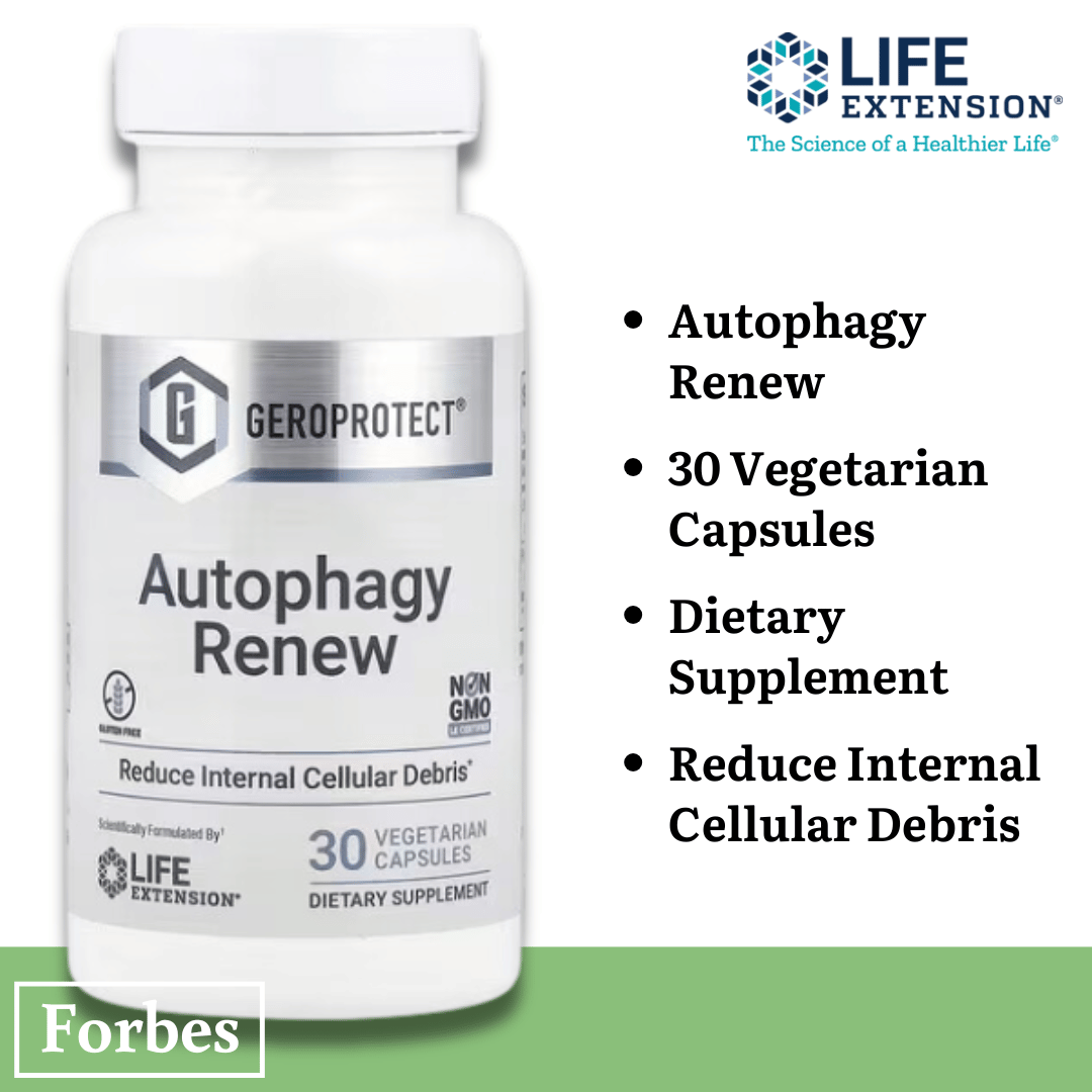 Life Extension GeroProtect Stem Cell Autophagy Renew & Ageless Cell – 30 - 60 Vegetarian Capsules