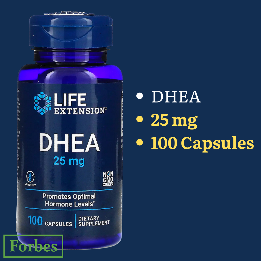 Life Extension DHEA 100mg 50mg 25mg 60 100 Vegetarian Capsules Dehydroepiandrosterone
