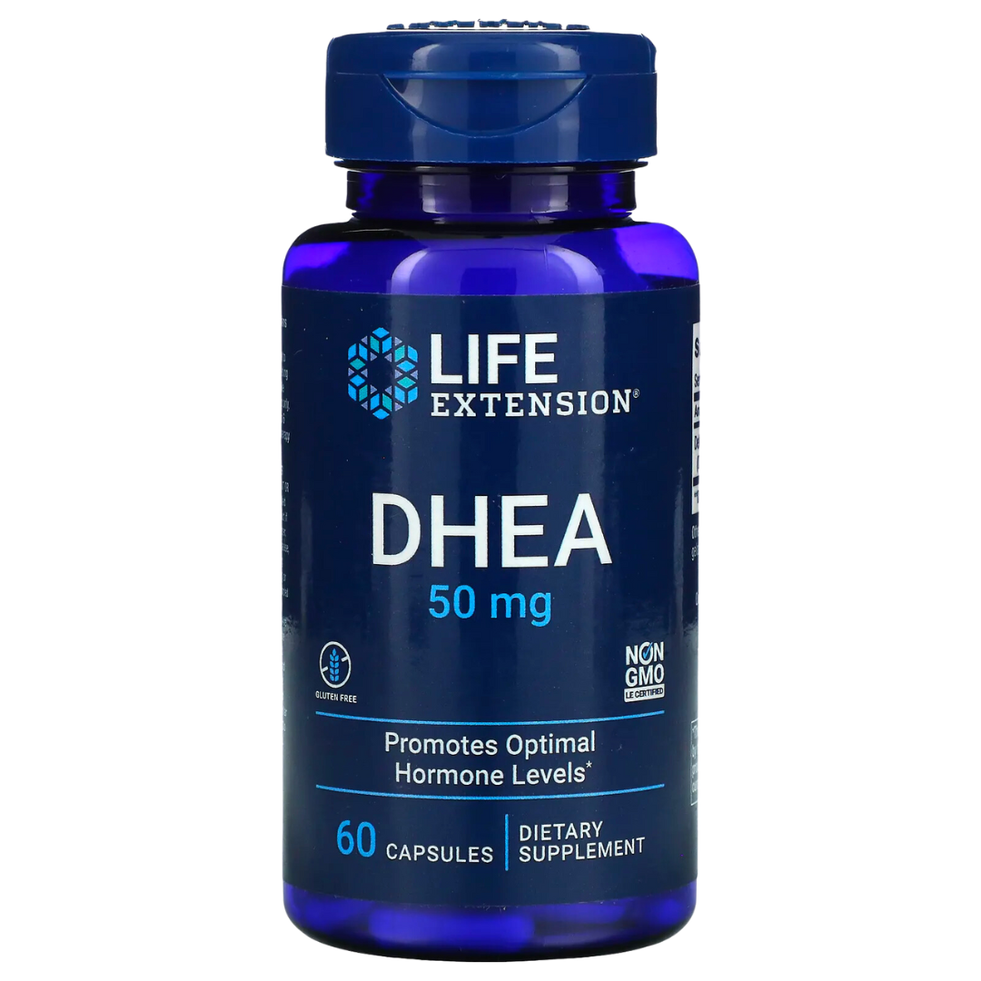 Life Extension DHEA 100mg 50mg 25mg 60 100 Vegetarian Capsules Dehydroepiandrosterone