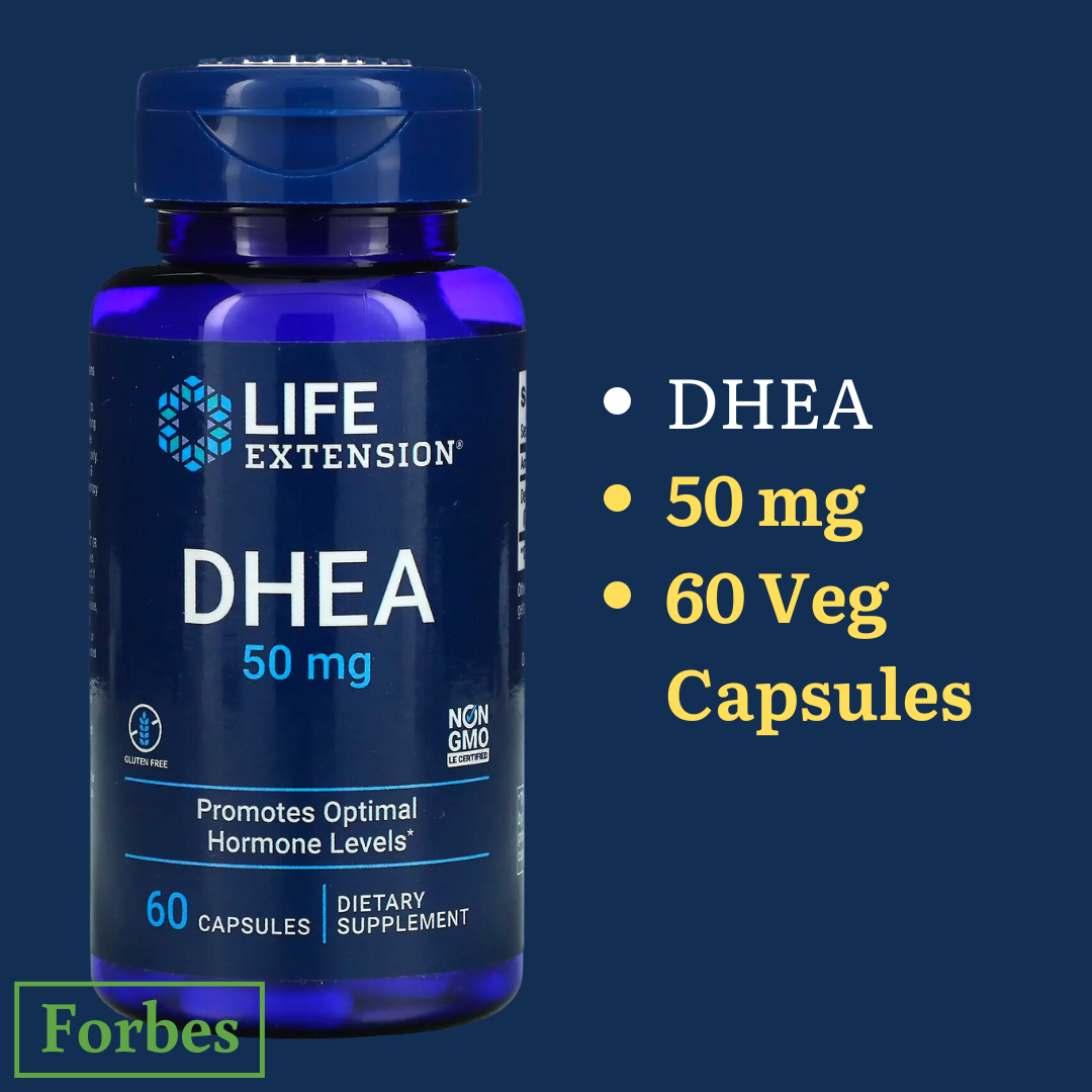 Life Extension DHEA 100mg 50mg 25mg 60 100 Vegetarian Capsules Dehydroepiandrosterone