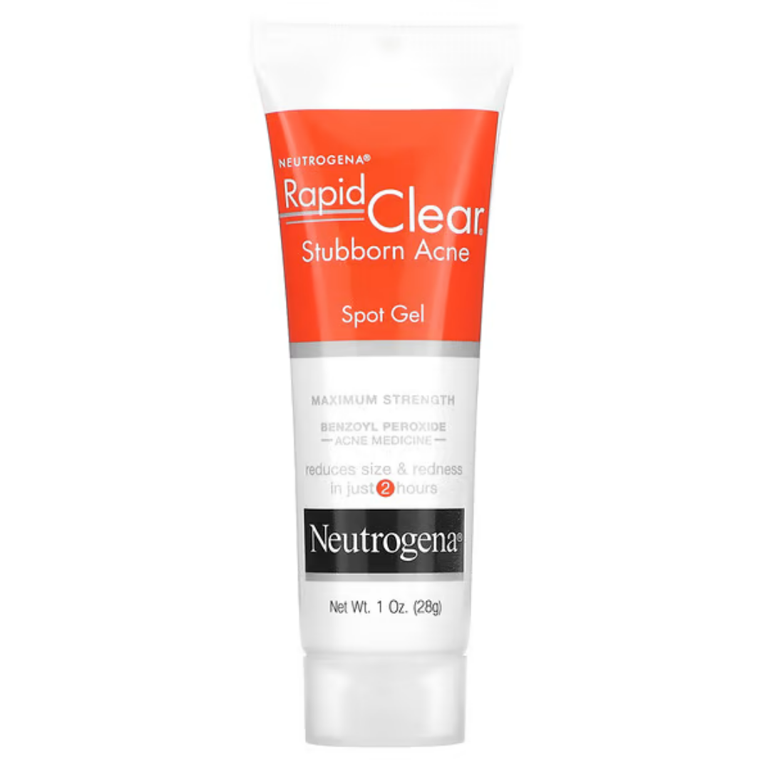 NEUTROGENA Stubborn Acne AM PM Spot Gel On-the-Spot Treatment for Marks & Breakouts 0.75–2 oz