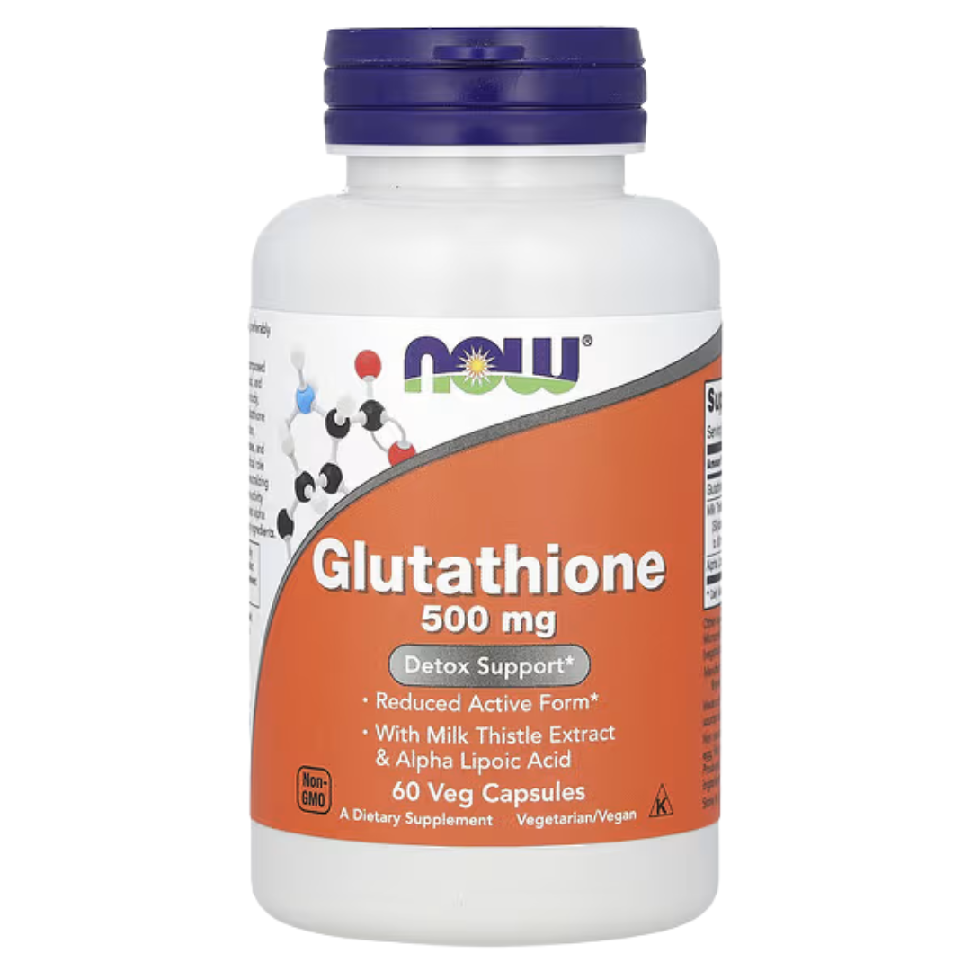 NOW FOODS Glutathione 250mg & 500mg | 30 60 120 Veg Capsules | Antioxidant Support