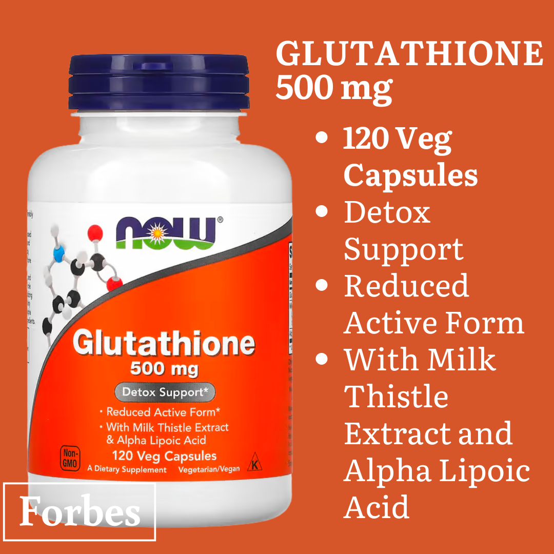 NOW FOODS Glutathione 250mg & 500mg | 30 60 120 Veg Capsules | Antioxidant Support
