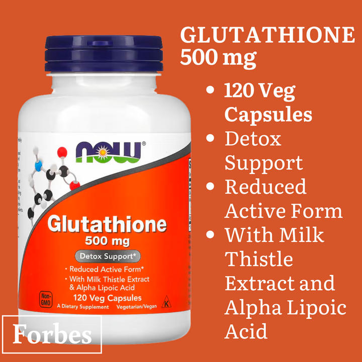 NOW FOODS Glutathione 250mg & 500mg | 30 60 120 Veg Capsules | Antioxidant Support