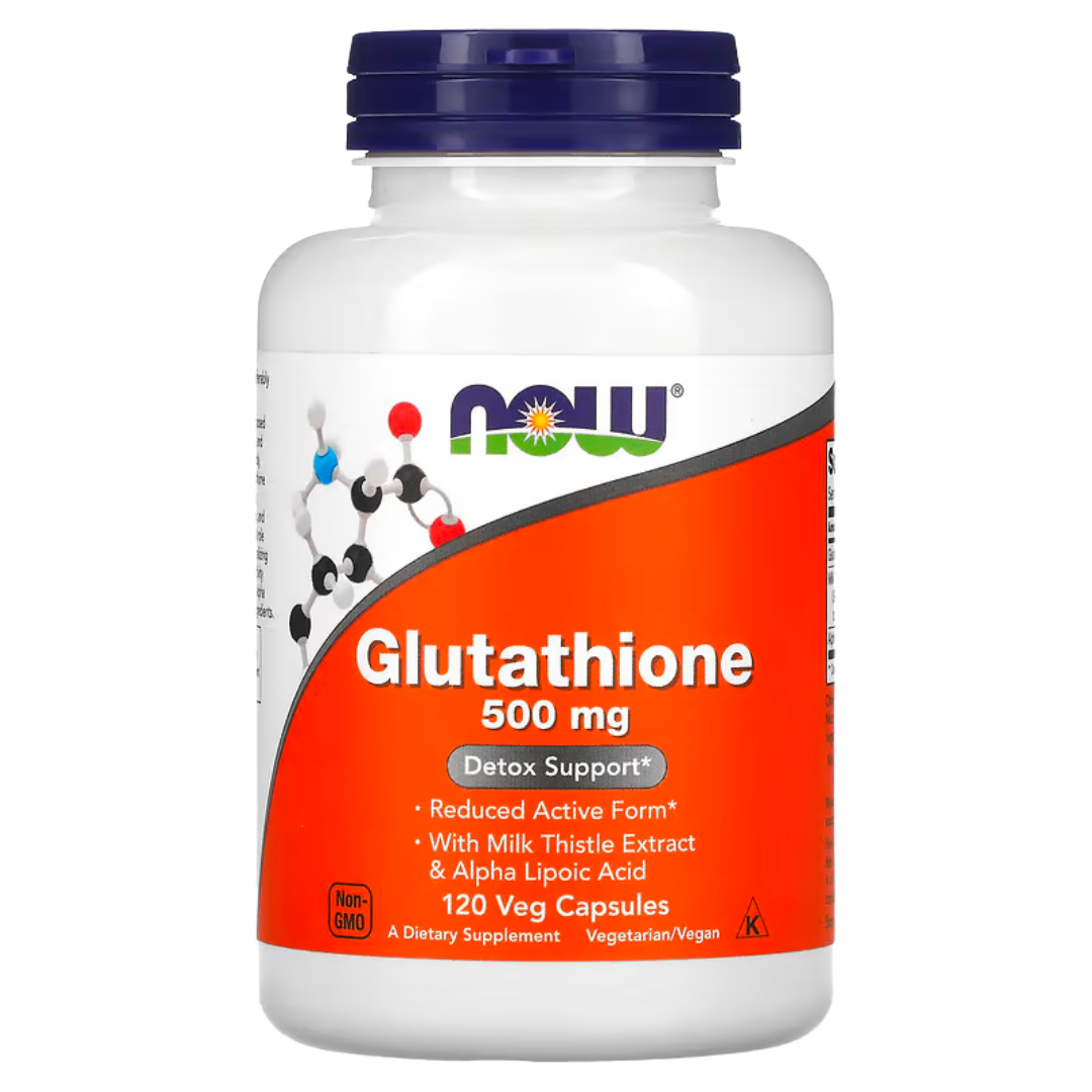 NOW FOODS Glutathione 250mg & 500mg | 30 60 120 Veg Capsules | Antioxidant Support