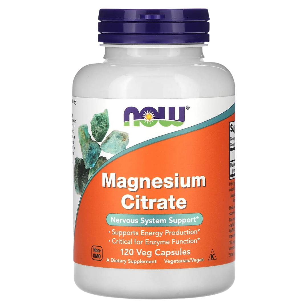 Now Foods Magnesium Citrate Veg Capsules Pure Powder Magnesium Glycinate Magtein Magnesium L-Threonate