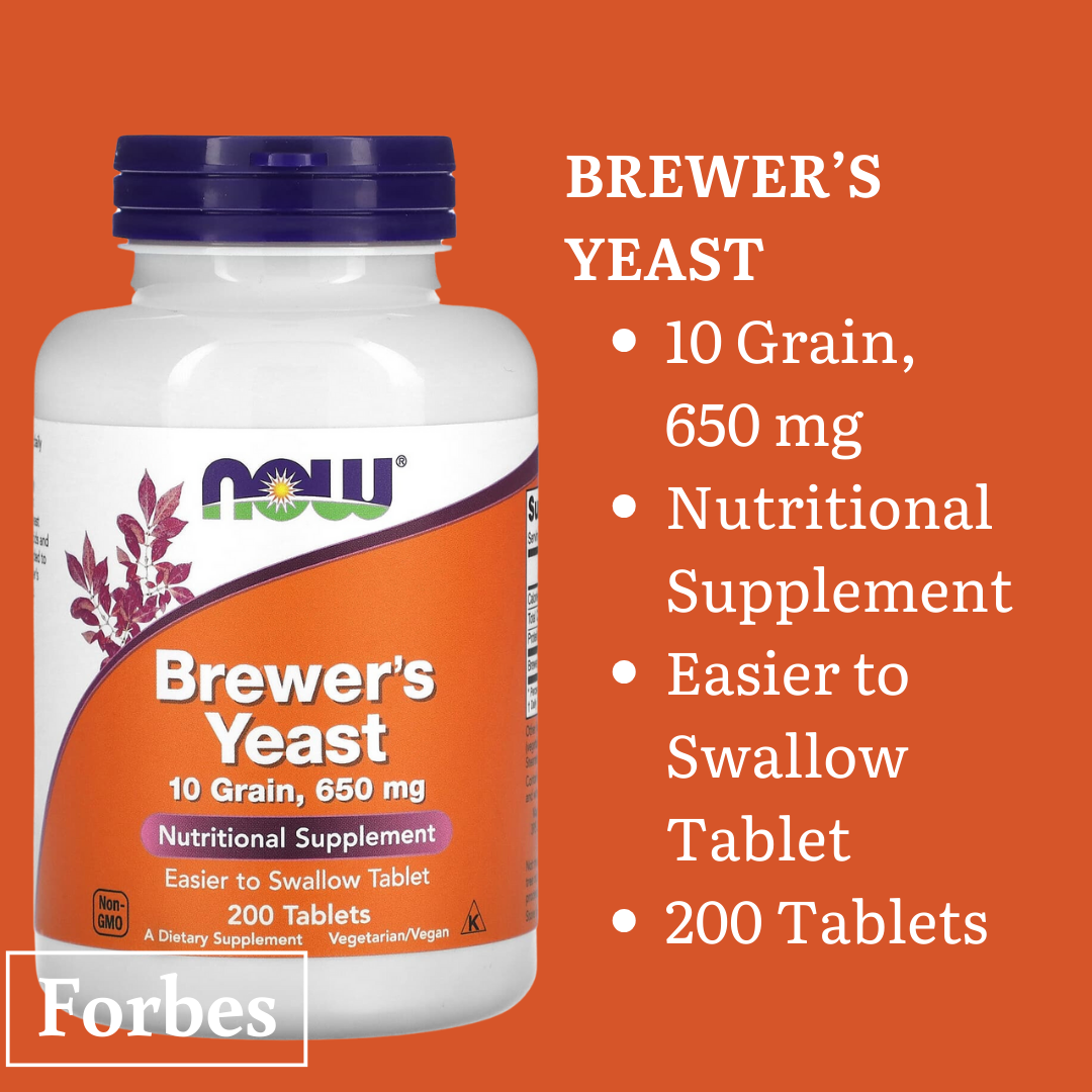 NOW Foods Nutritional & Brewer's Yeast – Flakes, Powder, Tablets | Superfood Supplements, 10oz-1lb