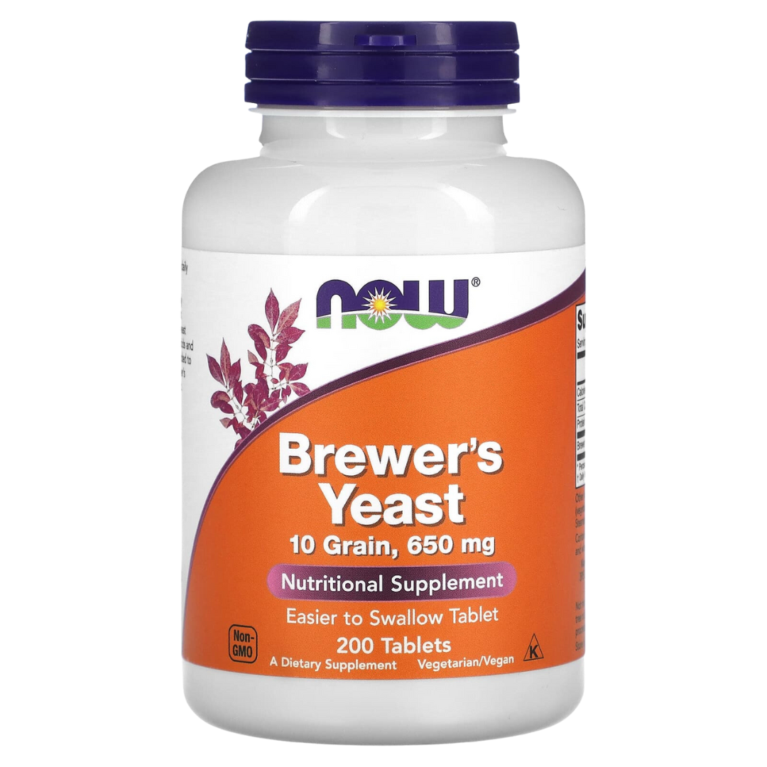 NOW Foods Nutritional & Brewer's Yeast – Flakes, Powder, Tablets | Superfood Supplements, 10oz-1lb