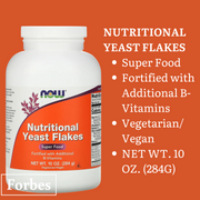 NOW Foods Nutritional & Brewer's Yeast – Flakes, Powder, Tablets | Superfood Supplements, 10oz-1lb