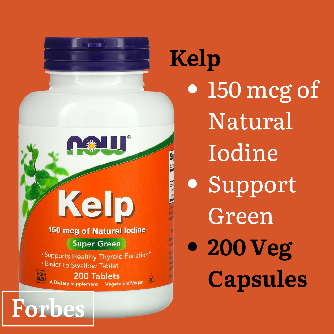 NOW Foods Kelp 150 mcg 200 & 250 Tablets