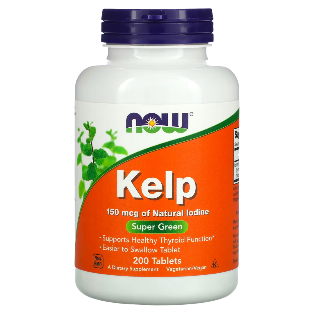 NOW Foods Kelp 150 mcg 200 & 250 Tablets