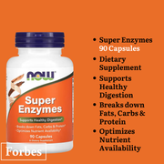 NOW Foods Super Enzymes 180 / 90 Capsules