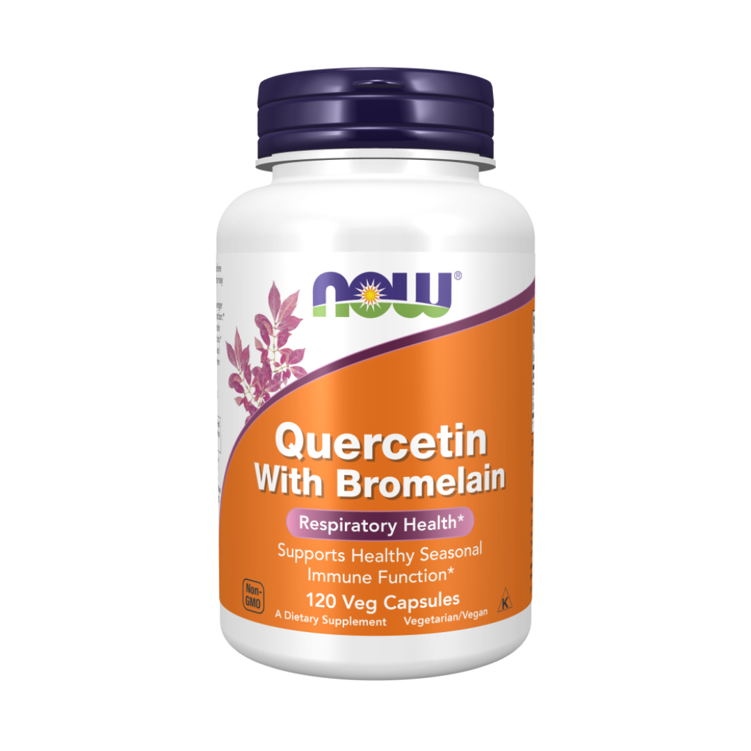 Now Foods Quercetin with Bromelain / Quercetin  60/100/120/240 Veg Capsules