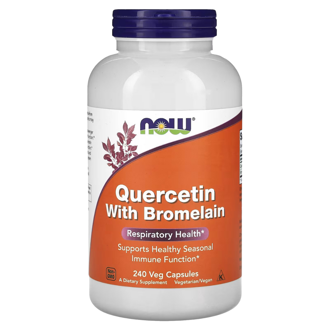 Now Foods Quercetin with Bromelain / Quercetin  60/100/120/240 Veg Capsules
