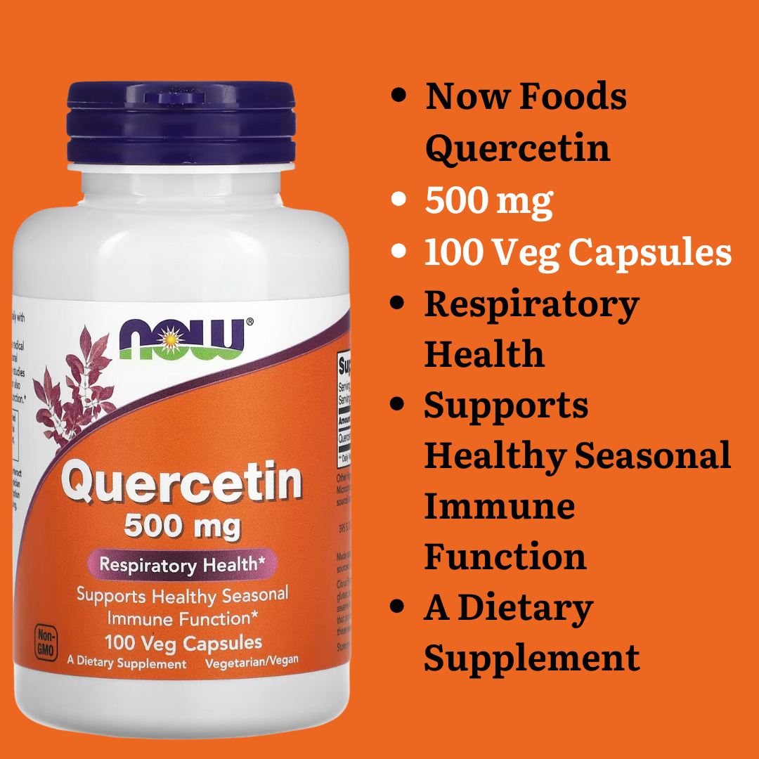 Now Foods Quercetin with Bromelain / Quercetin  60/100/120/240 Veg Capsules