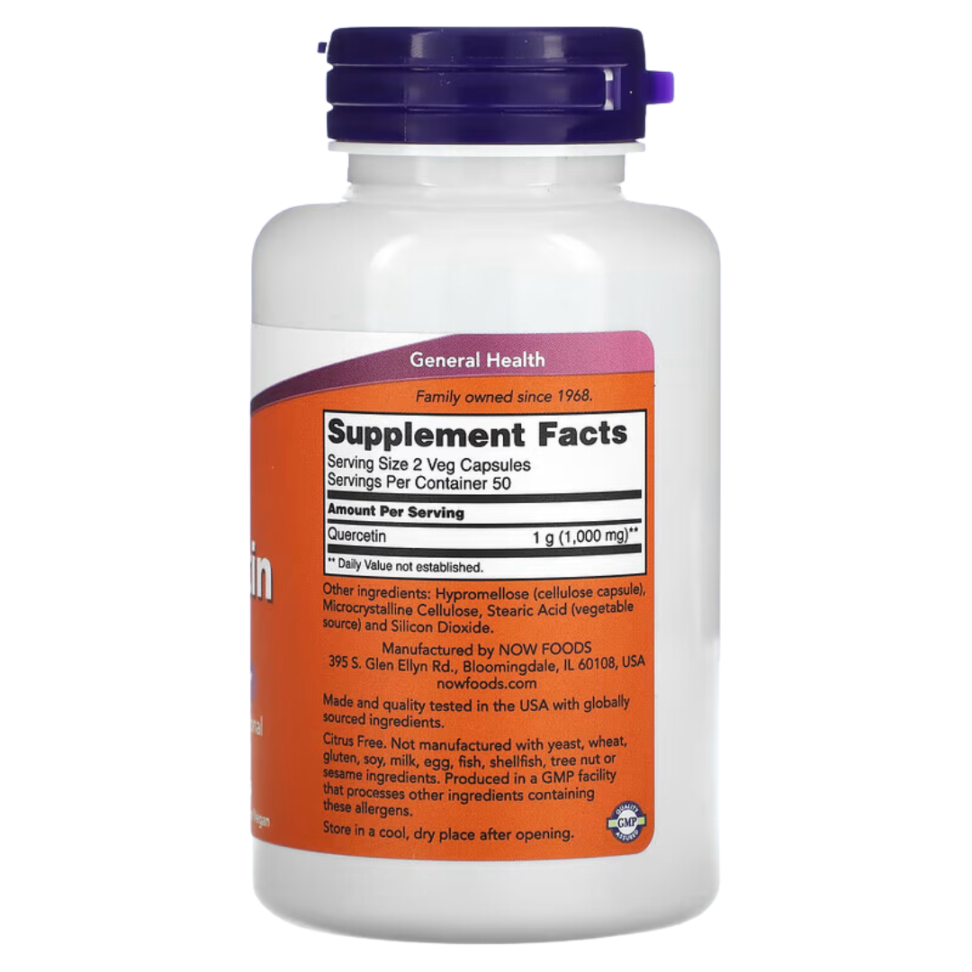 Now Foods Quercetin with Bromelain / Quercetin  60/100/120/240 Veg Capsules