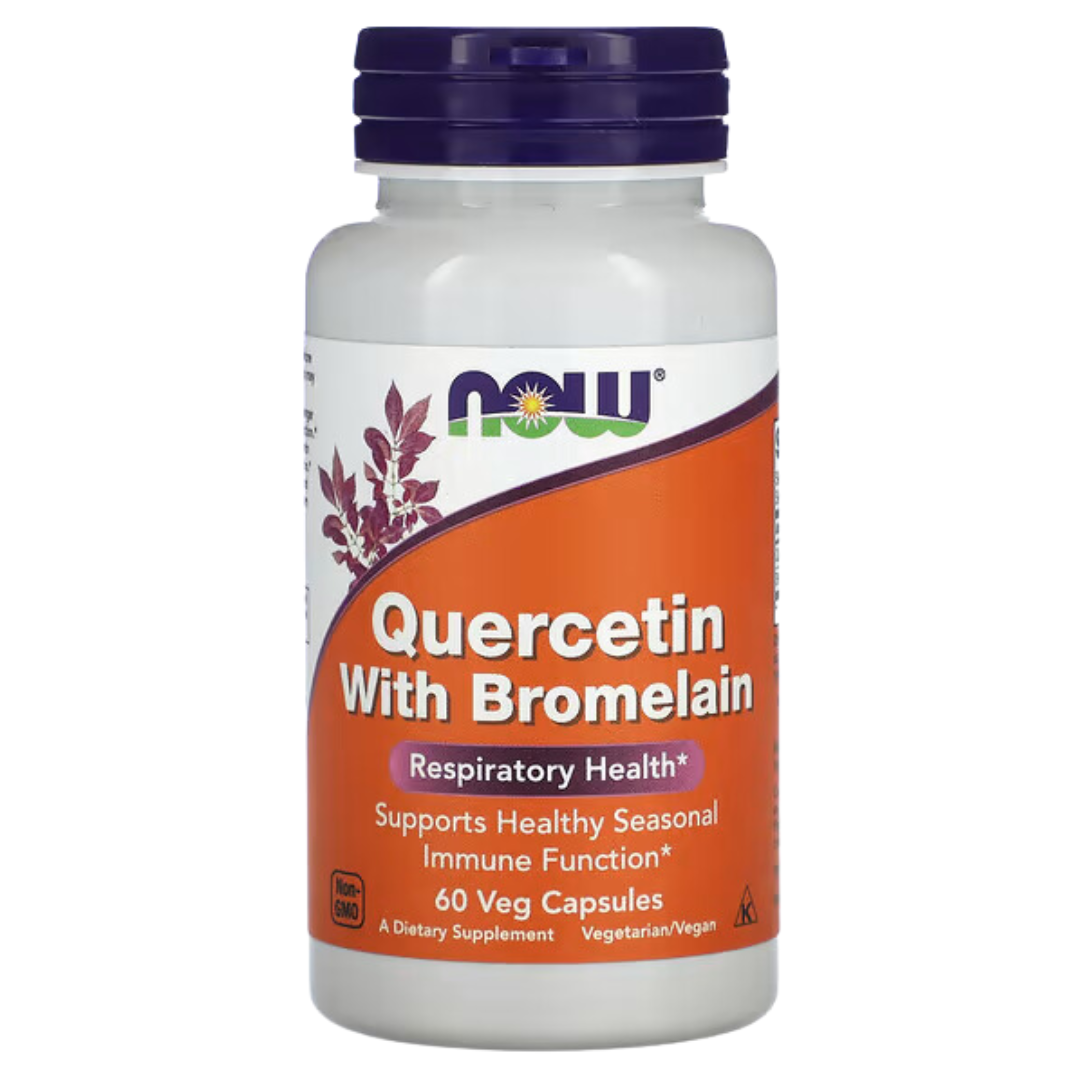Now Foods Quercetin with Bromelain / Quercetin  60/100/120/240 Veg Capsules