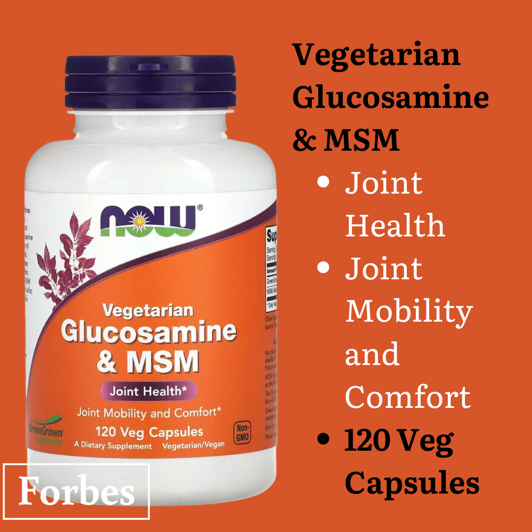 NOW Foods Vegetarian Glucosamine & MSM  90 / 120 Veg Capsules
