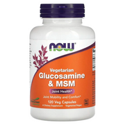NOW Foods Vegetarian Glucosamine & MSM  90 / 120 Veg Capsules