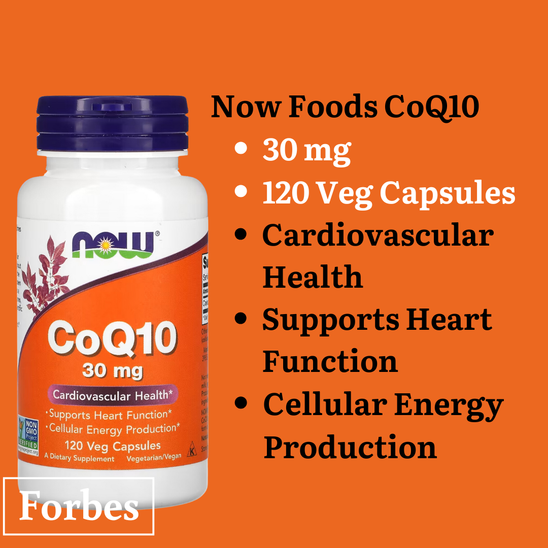 NOW Foods CoQ10 30/50/60/100/150/200 mg 30/60/100/120/180/240 Veg Capsules