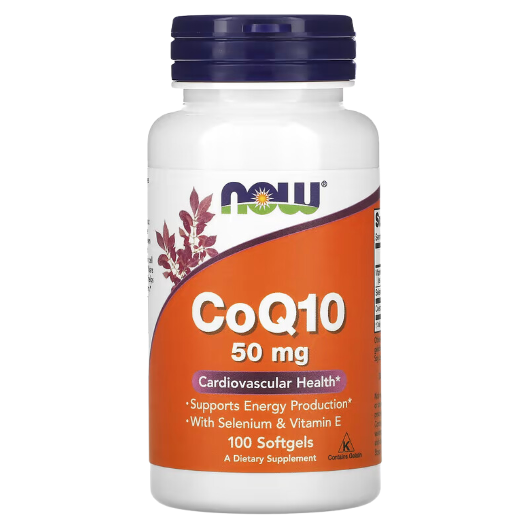NOW Foods CoQ10 30/50/60/100/150/200 mg 30/60/100/120/180/240 Veg Capsules