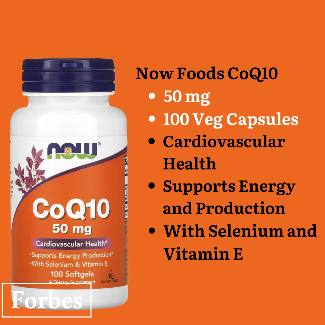 NOW Foods CoQ10 30/50/60/100/150/200 mg 30/60/100/120/180/240 Veg Capsules