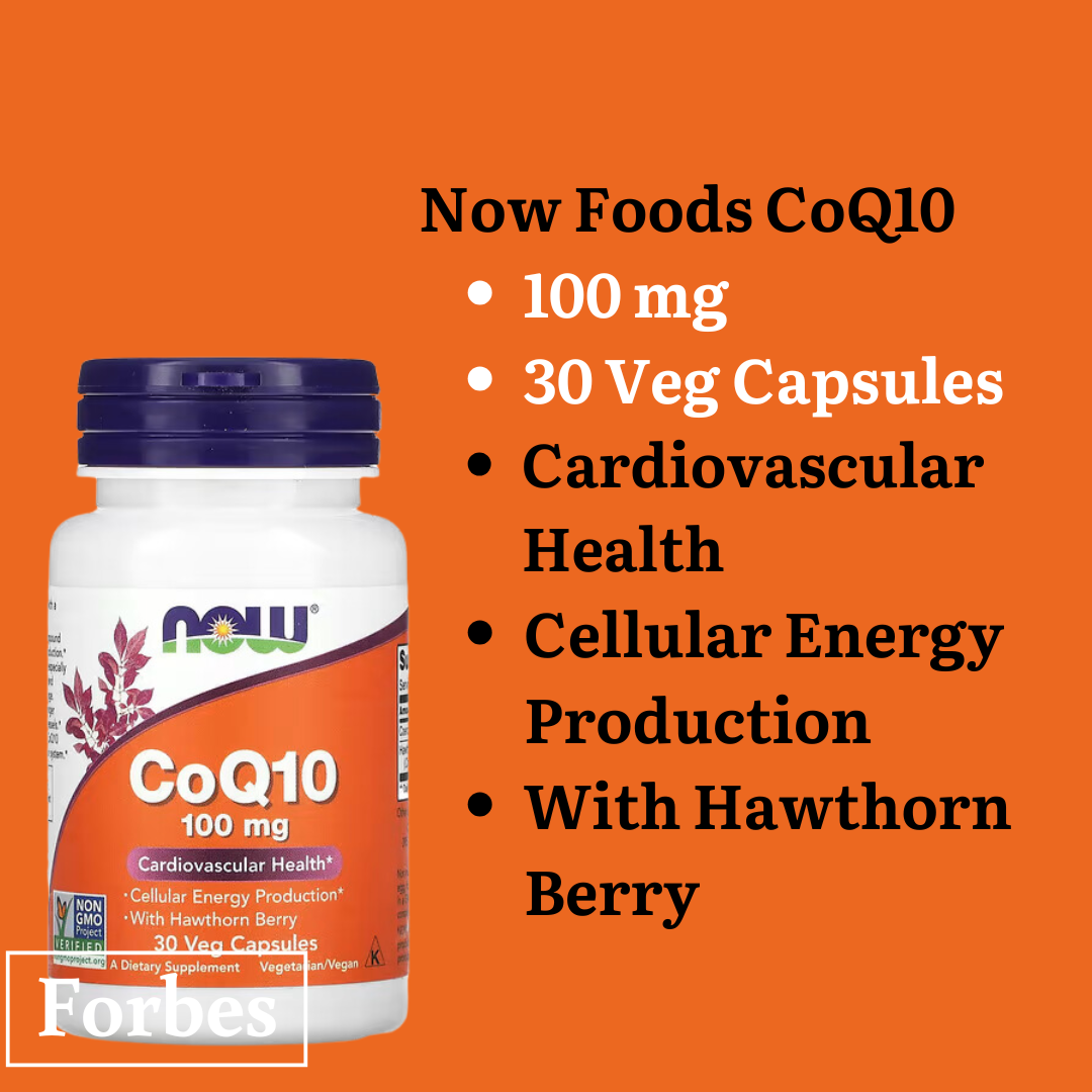 NOW Foods CoQ10 30/50/60/100/150/200 mg 30/60/100/120/180/240 Veg Capsules