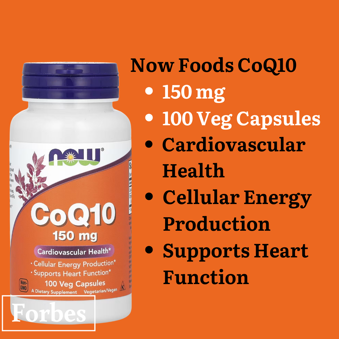 NOW Foods CoQ10 30/50/60/100/150/200 mg 30/60/100/120/180/240 Veg Capsules