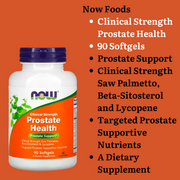 NOW Foods Saw Palmetto & Prostate Health Supplements Softgels & Veg Capsules for Men