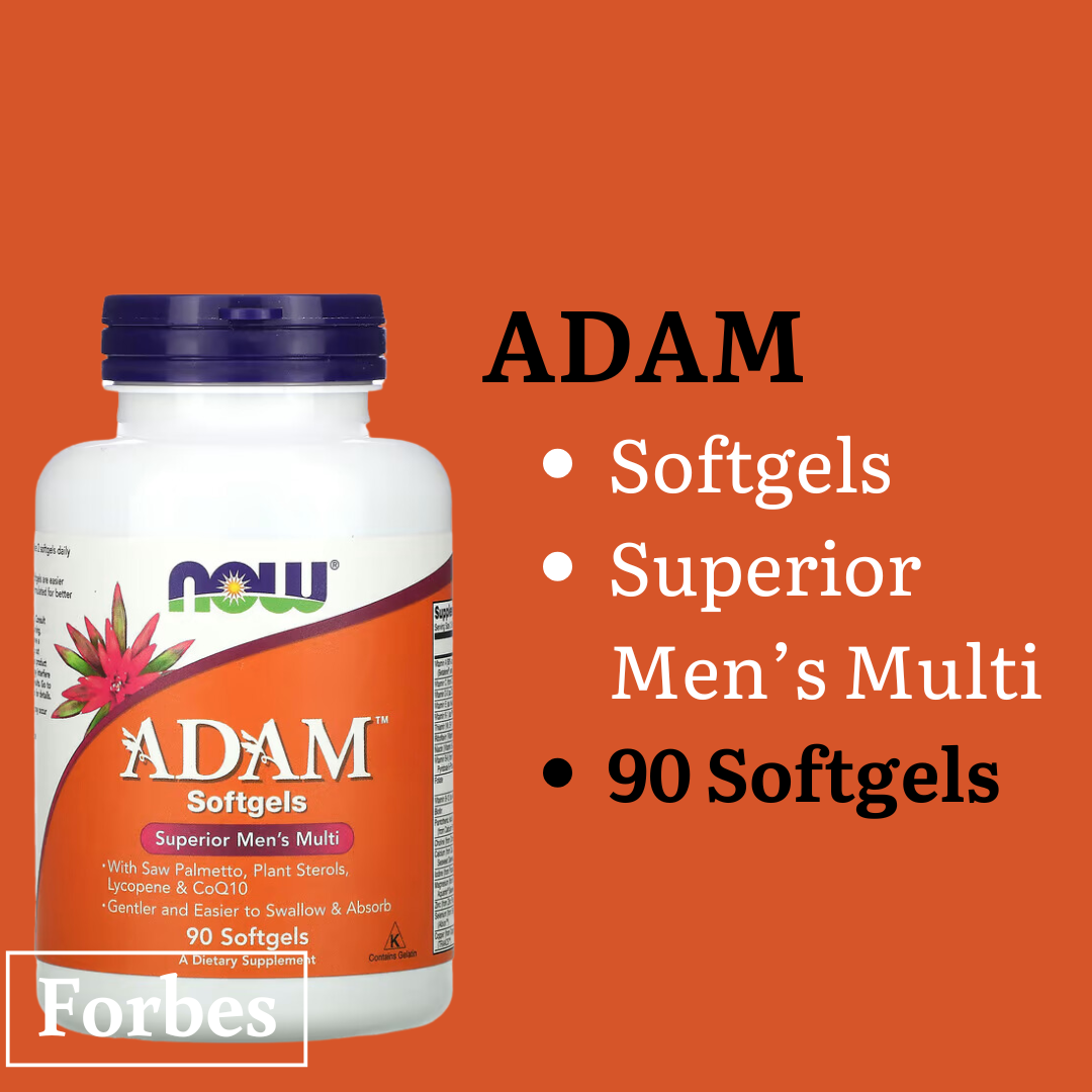 NOW Foods ADAM™ Superior Men's Multi 90 / 180 Softgels EVE Superior Women's Multi 180 Softgels