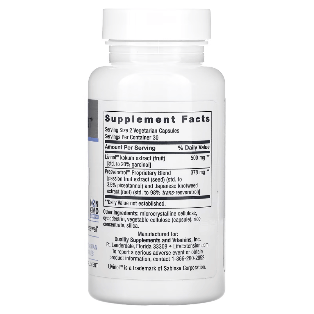 Life Extension GeroProtect Stem Cell Autophagy Renew & Ageless Cell – 30 - 60 Vegetarian Capsules
