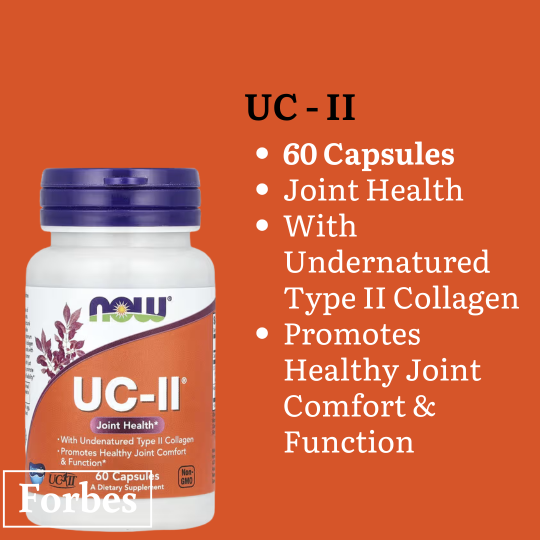 NOW Foods UC-II Joint Health BioCell Collagen Type II 60–120 Caps Mobility Flexibility Support
