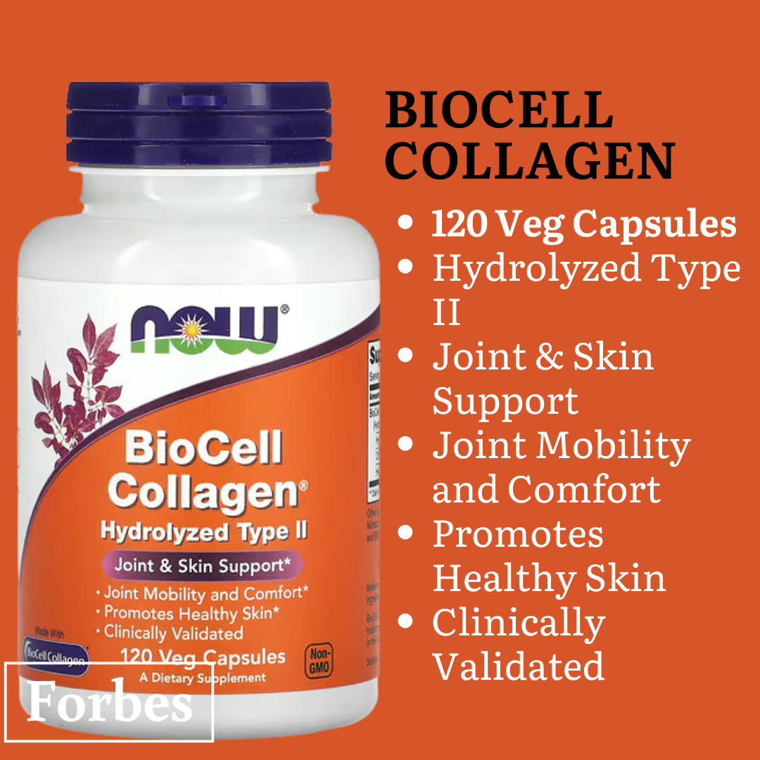 NOW Foods UC-II Joint Health BioCell Collagen Type II 60–120 Caps Mobility Flexibility Support
