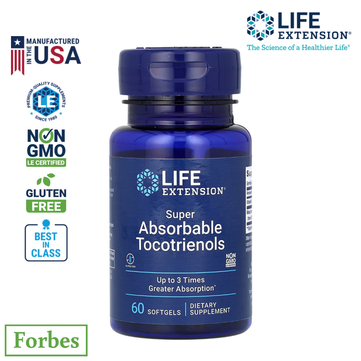 Life Extension Super Absorbable Tocotrienols 60 Softgels