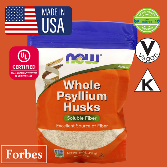 Now Foods Whole Psyllium Husks 16 oz (454 g)