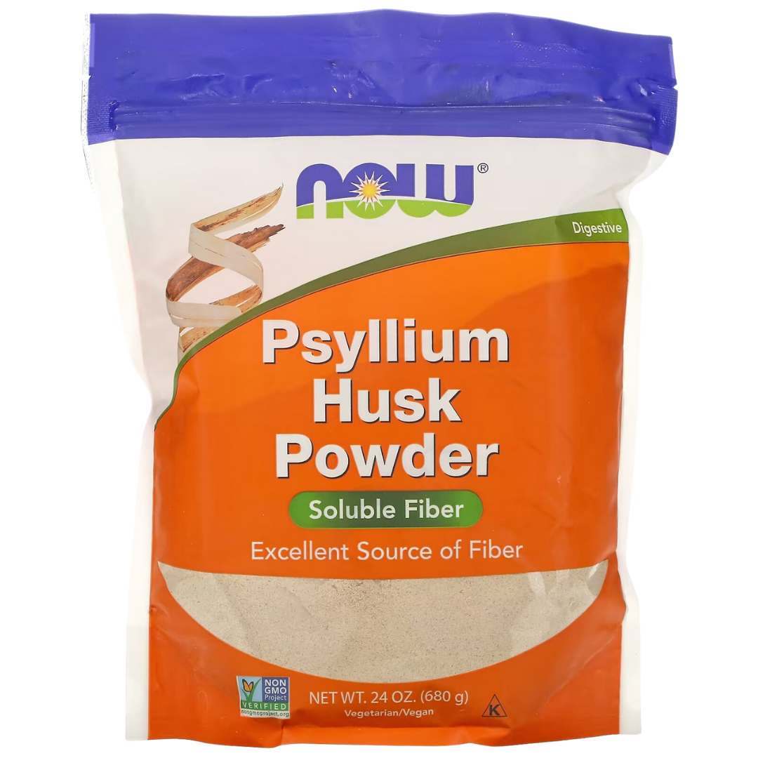 NOW Foods Psyllium Husk Powder – 1.5 lbs (680 g) | Natural Fiber Supplement for Digestive Health