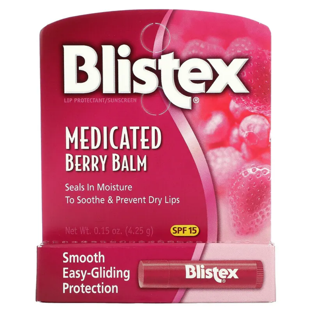 Blistex SPF 15 Medicated Lip Protectant / Sunscreen Berry / Original 0.15 oz (4.25 g)