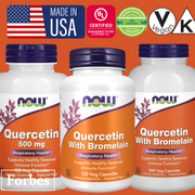 Now Foods Quercetin with Bromelain / Quercetin  60/100/120/240 Veg Capsules