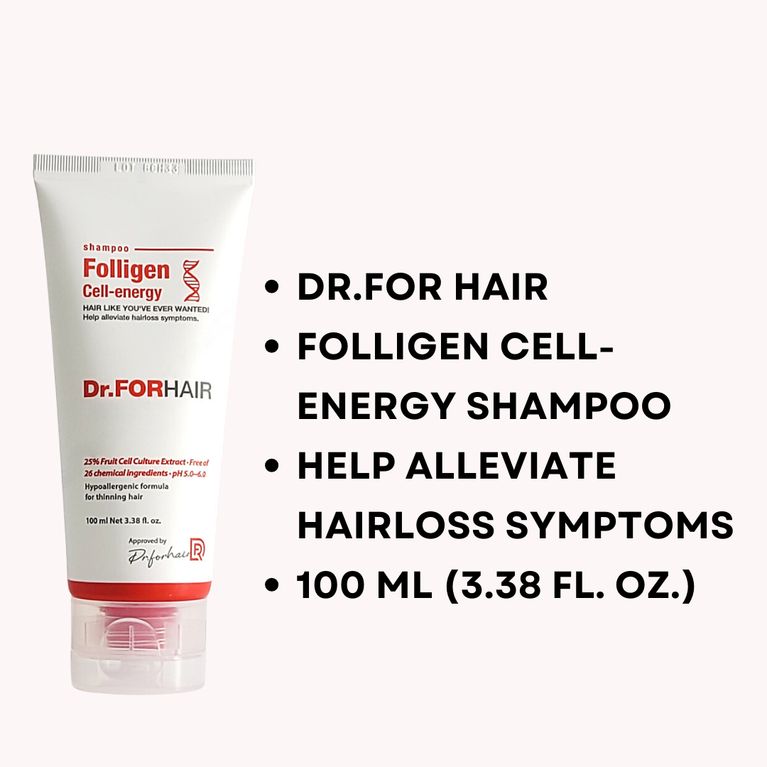 Dr. For Hair Cell Energy Shampoo 100ml & 750ml – Hair Growth & Scalp Care