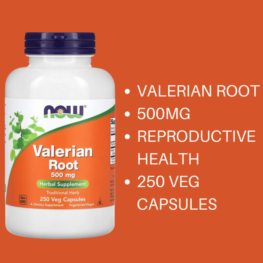 Now Foods Valerian Root 500 mg 250 Veg Capsules
