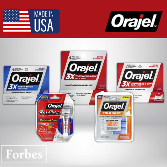 Orajel Extra Strength 3X Medicated Gel for Toothache, Gum & Mouth Sores | Cold Sore Treatment