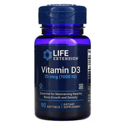 Life Extension Vitamin D3 USA Variant 1000 2000 5000 7000 IU Softgels Liquid Supplement